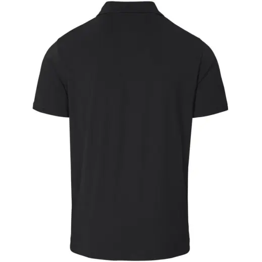 Mens Prima Stretch Golf Shirt Black Back
